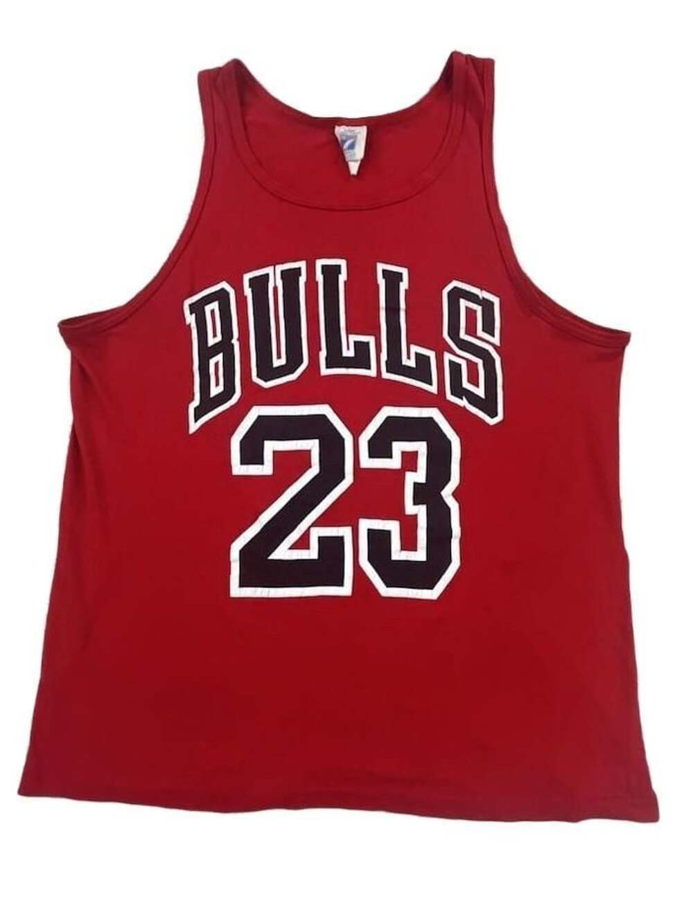 Logo 7 Chicago Bulls Michael Jordan 23 Tank Top Size XL Red Vintage